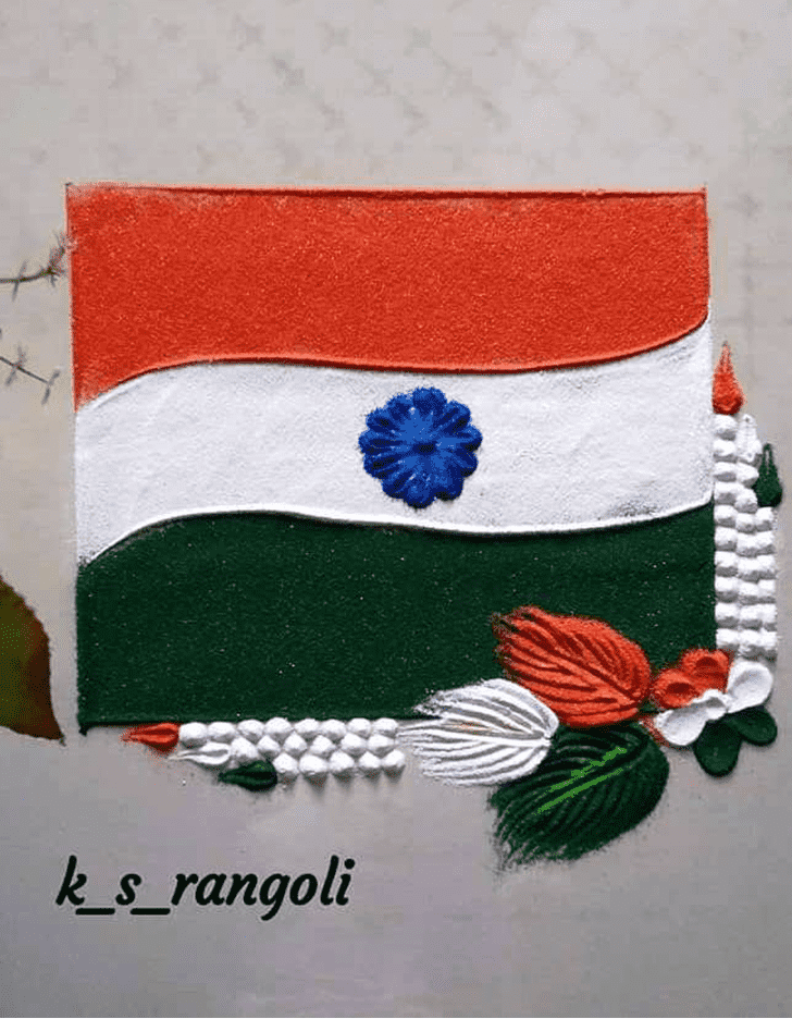 Fascinating 26 January Rangoli