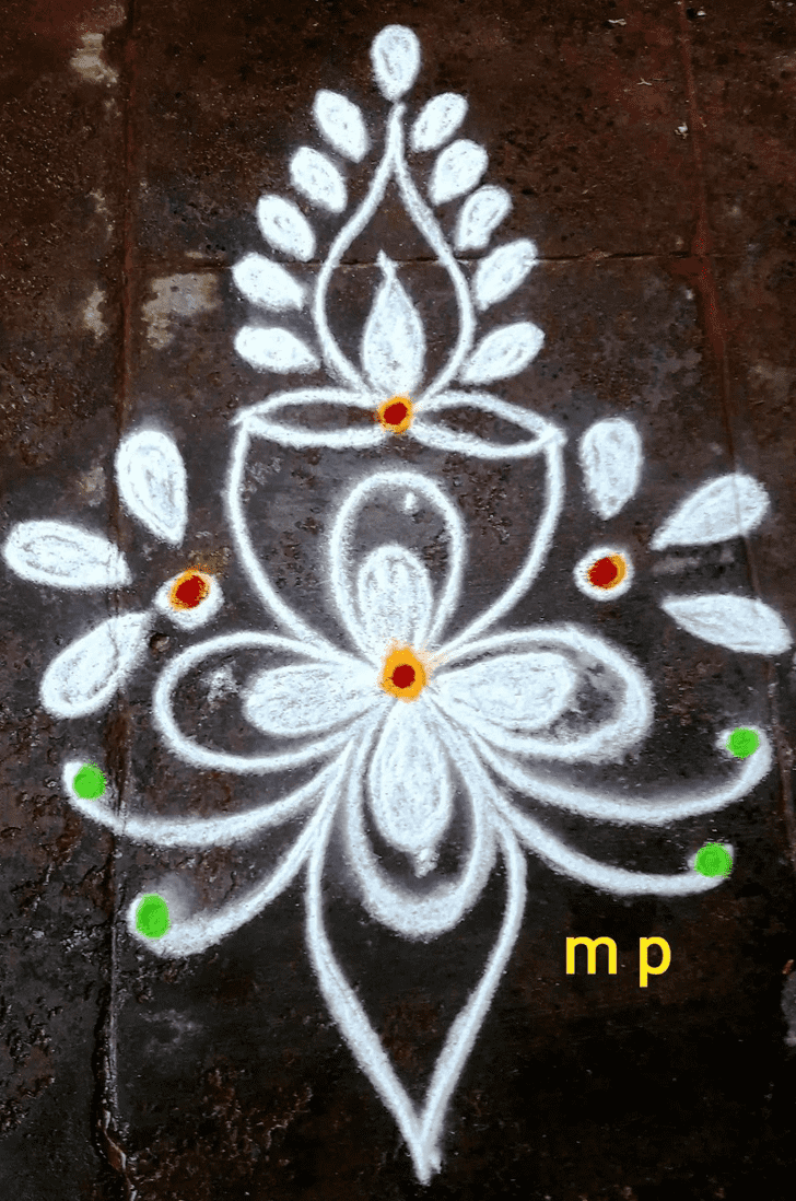 Fair Agrahayana Purnima Rangoli