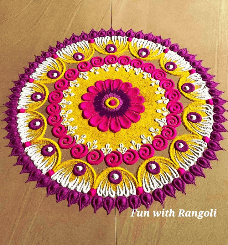 Appealing Amazing Rangoli