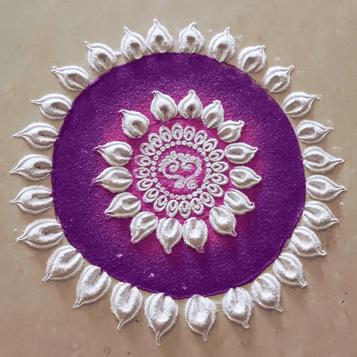 Alluring Best And Simple Rangoli