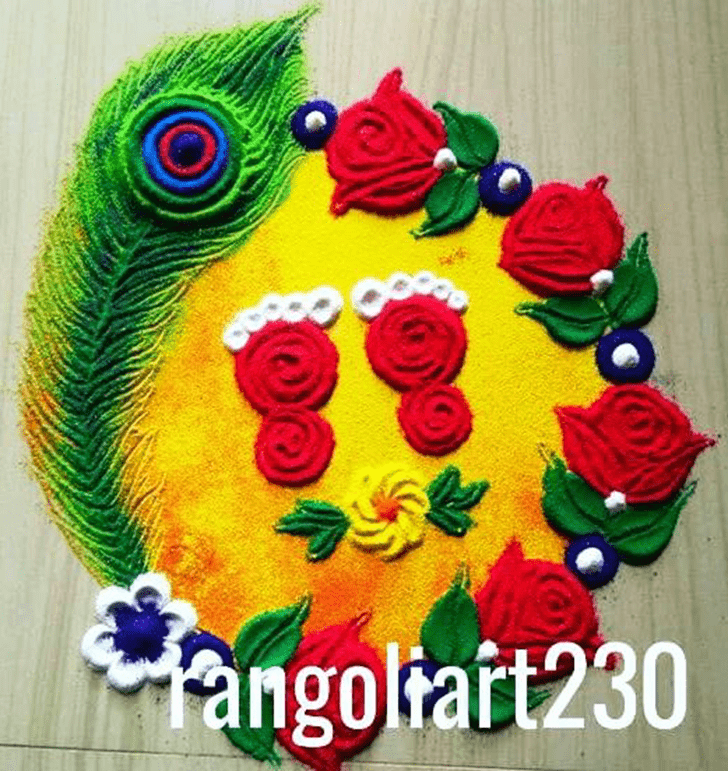 Charming Best And Simple Rangoli