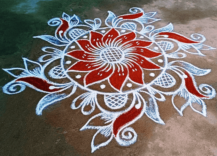 Enthralling Best And Simple Rangoli