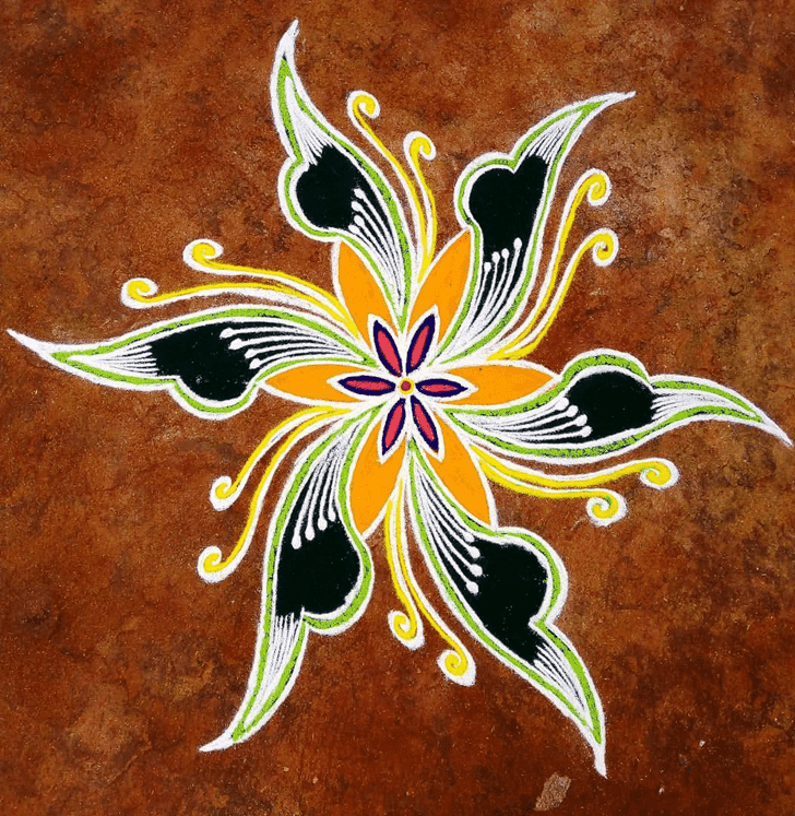 Fascinating Best And Simple Rangoli