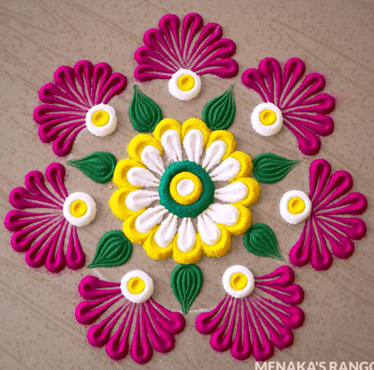 Gorgeous Best And Simple Rangoli