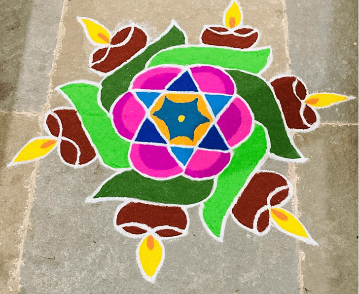 Awesome Best And Simple Rangoli