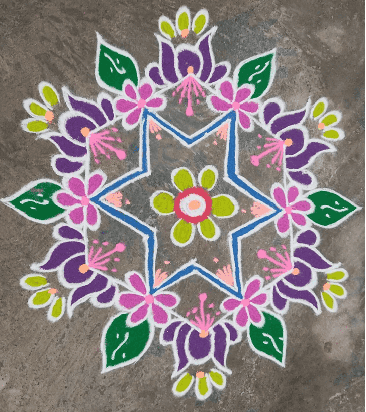 Magnificent Best And Simple Rangoli