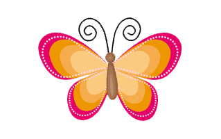 Butterfly Rangoli Design