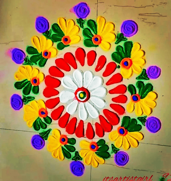 Fair Colourful Rangoli