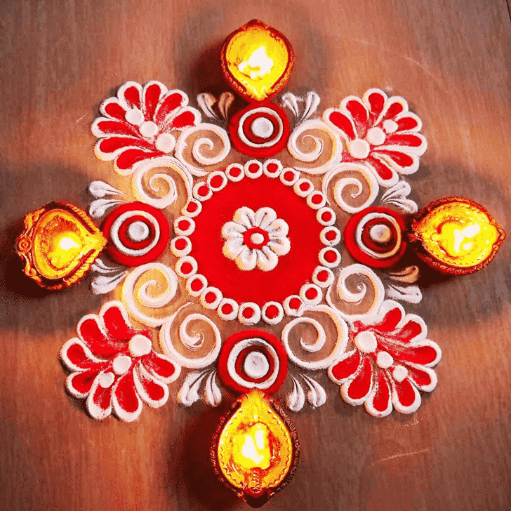 Wonderful Diwali Rangoli Design