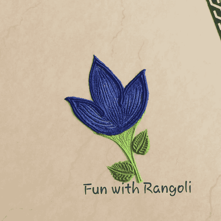 Splendid Flower Rangoli