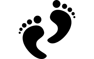 Foot Rangoli Design