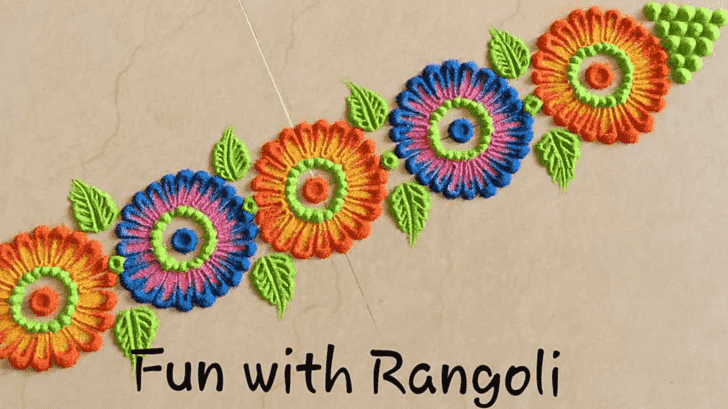 Hard Line Rangoli