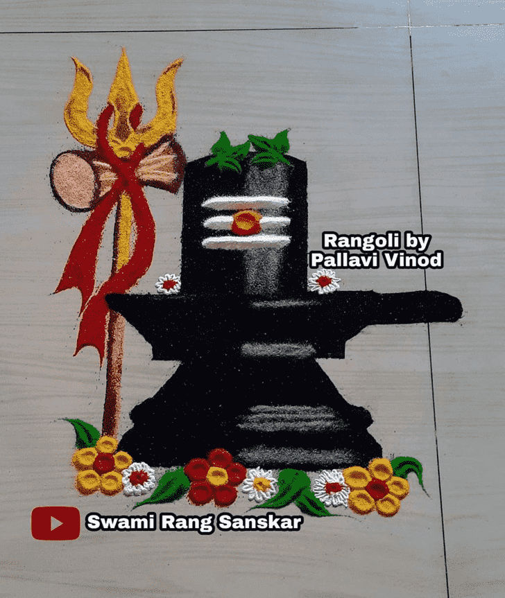 Bewitching Maha Shivaratri Rangoli