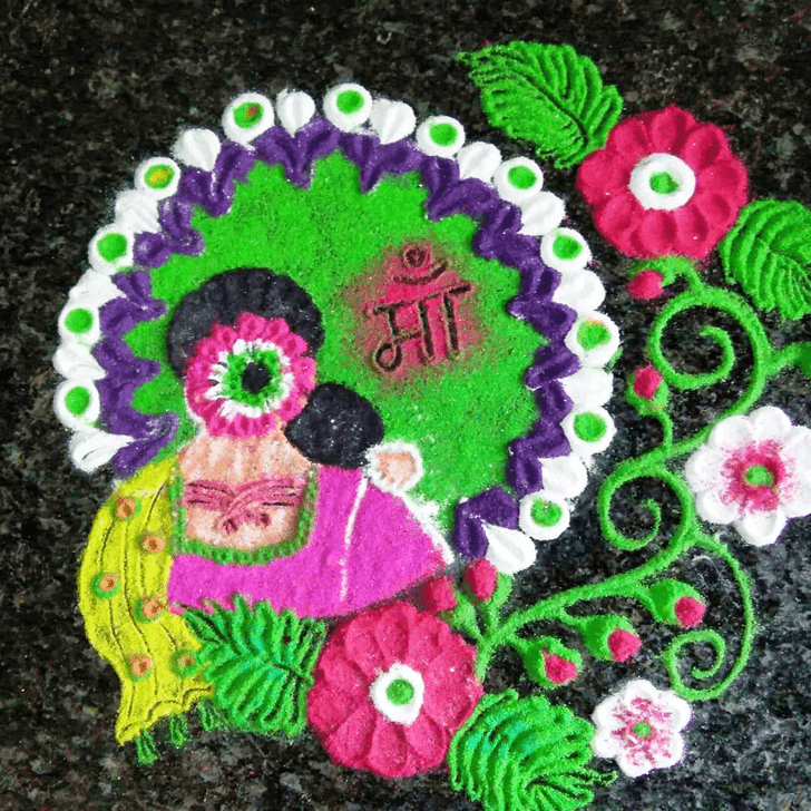 Enticing Mother's Day Rangoli