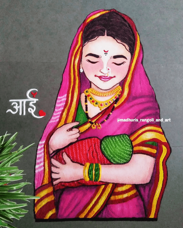 Ideal Mother's Day Rangoli