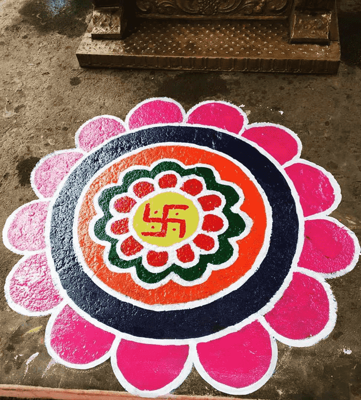 Fine Paint Rangoli
