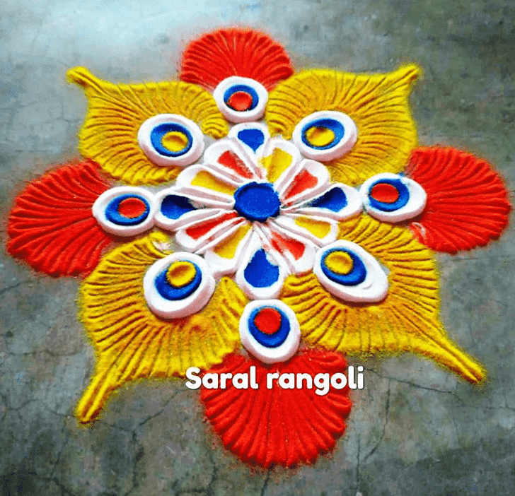 Ravishing Pongal Kolam Rangoli