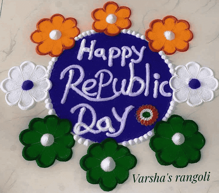 Republic Day Rangoli