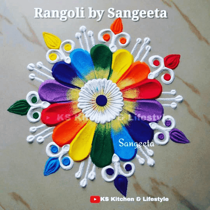 Alluring Small Rangoli